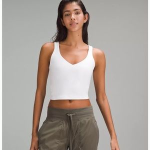 EUC lululemon Align Tank Top, Size 8, White